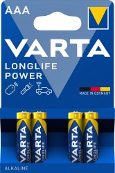 Baterie alkaliczne VARTA LongLife Power AAA - 4 sztuki