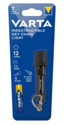 Latarka VARTA Indestructible Key Chain Light 12 lumenów - czarna