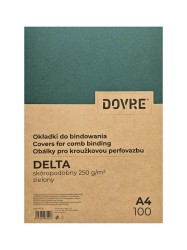 Okładka (tył) do bindowania skóropodobna A4 - zielona (100 sztuk)