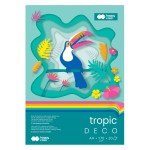 Blok kreatywny Happy Color Deco Tropic A4 - intensywne kolory
