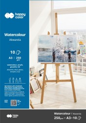 Blok do akwareli Happy Color A3 250g 10 arkuszy