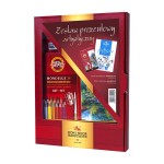 Zestaw prezentowy artystyczny KOH-I-NOOR - kredki Mondeluz oraz blok PopDraw A4