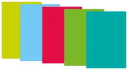 Teczka z gumką A3 Interdruk - mix kolorów fluo