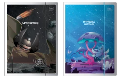 Teczka rysunkowa z gumką A4 Interdruk Fantasy - różne wzory