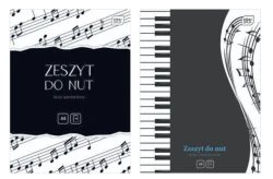 Zeszyt do nut A4 Interdruk 16-kartkowy - układ pionowy