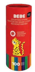 Patyczki do liczenia Interdruk BEBE Kids - 100 sztuk