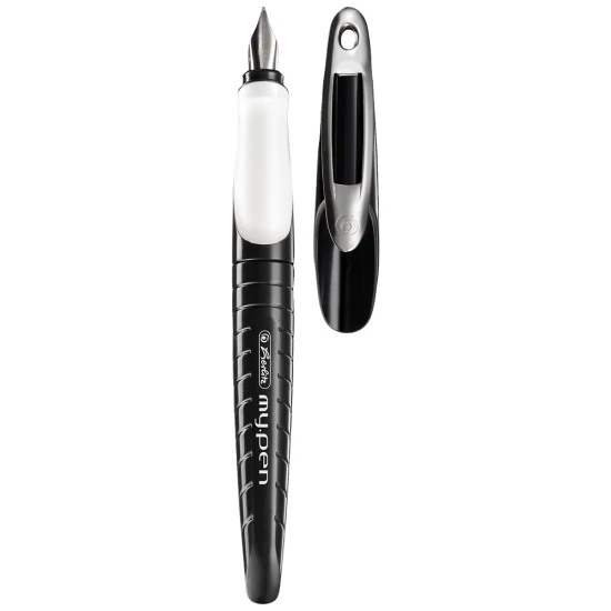 pióro herlitz my pen dla leworęcznych czarno-białe.webp