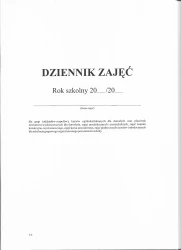 MEN-I/6 Dziennik zajęć (do zajęć pozalekcyjnych)
