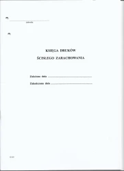 K-210 Księga druków ścisłego zarachowania A4 - pionowa