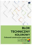 Blok techniczny A3 Interdruk 160g - kolorowy - 10 arkuszy