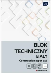 Blok techniczny A3 Interdruk 170g - biały - 10 arkuszy