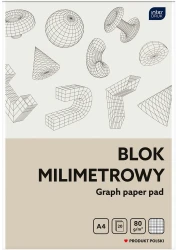 Blok milimetrowy A4 Interdruk - 20 kartek