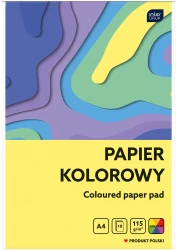 Papier kolorowy A4 Interdruk - 10 kartek