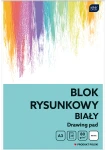 Blok rysunkowy A3 80g Interdruk - biały - 20 arkuszy