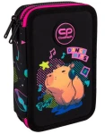 Piórnik szkolny z wyposażeniem dwukomorowy CoolPack Jumper 2 Capybara Music