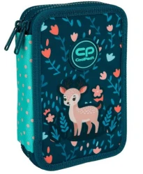 Piórnik szkolny z wyposażeniem dwukomorowy CoolPack Jumper 2 Deer
