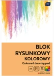 Blok rysunkowy A4 80g Interdruk - kolorowy - 10 arkuszy