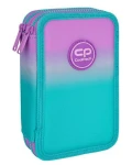Piórnik szkolny z wyposażeniem dwukomorowy CoolPack Jumper 2 Gradient Blueberry