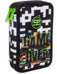 Piórnik szkolny z wyposażeniem dwukomorowy CoolPack Jumper 2 Game Over