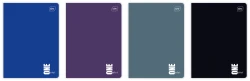 Brulion / notes A6 Interdruk One Color - 96 kartek w kratkę w twardej oprawie - różne kolory okładek