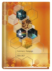 Terminarz pedagoga książkowy 2026/2027 A5 (1 tydzień - 2 strony)