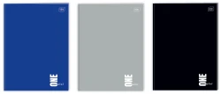Zeszyt A4 Interdruk One Color 96-kartkowy w szerokie linie - różne kolory okładek