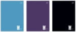 Zeszyt A4 Interdruk One Color 32-kartkowy w kratkę - różne kolory okładek