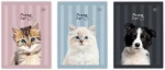Zeszyt A4 Interdruk Puppy Sign 32-kartkowy w kratkę - różne wzory okładek