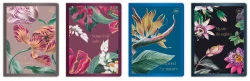 Zeszyt A5 Interdruk Metallic Grandiflora 80-kartkowy w kratkę - różne wzory okładek