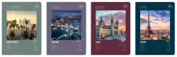 Zeszyt A5 Interdruk Travel 60-kartkowy w kratkę - różne wzory okładek