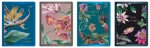 Zeszyt A5 Interdruk Metallic Grandiflora 60-kartkowy w kratkę - różne wzory okładek