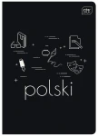 Zeszyt przedmiotowy A5 Interdruk 60 kartkowy w szerokie linie - język polski