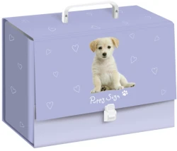 Teczka z rączką Interdruk Puppy Sign C4 10cm