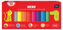 Plastelina Interdruk BEBE Kids 12 kolorów