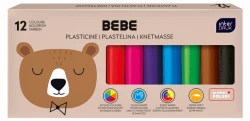 Plastelina Interdruk BEBE Friends 12 kolorów