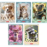 zeszyt herlitz A5 16 kratka ANIMALS.webp