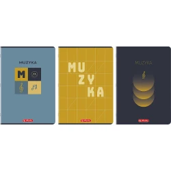 Zeszyt do nut A4 Herlitz 16-kartkowy - układ pionowy