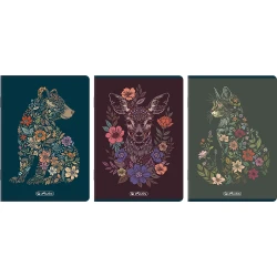Zeszyt A4 Herlitz Florimals 60-kartkowy w kratkę - różne wzory okładek