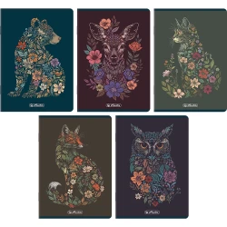 Zeszyt A5 Herlitz Florimals 32-kartkowy w kratkę - różne wzory okładek