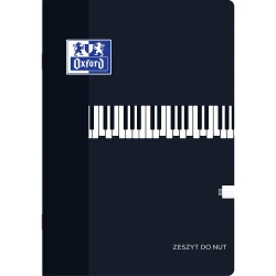 Zeszyt do nut A4 Oxford 32-kartkowy - układ pionowy