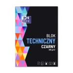 Blok techniczny A3 210g OXFORD - czarny - 10 arkuszy