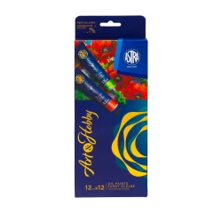 Komplet farb olejnych ASTRA Art&Hobby 12ml - 12 kolorów