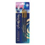 Zestaw okrągłych pędzli nylonowych Astra Art&Hobby - 3 sztuki - rozmiar 4, 8, 10