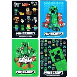 Zeszyt A5 ASTRA Minecraft 32-kartkowy w kratkę - różne wzory okładek
