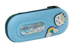 Piórnik piankowy saszetka bez wyposażenia ASTRA Eva 3D Kitty Blue