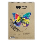Szkicownik klasyczny (zeszyt) Happy Color 170x250mm - na spirali górnej