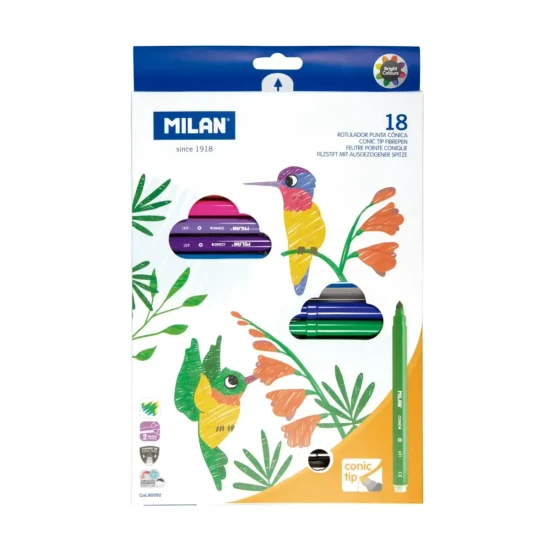 milan pisaki stożkowe 18 kolorów.webp