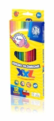 Kredki ołówkowe XXL ASTRA - 12 kolorów