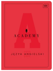 Zeszyt przedmiotowy A5 Interdruk Academy Hybrid 60 kartkowy kratkę - język angielski
