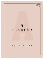 Zeszyt przedmiotowy A4 Interdruk Academy Hybrid 60 kartkowy w szerokie linie - język polski